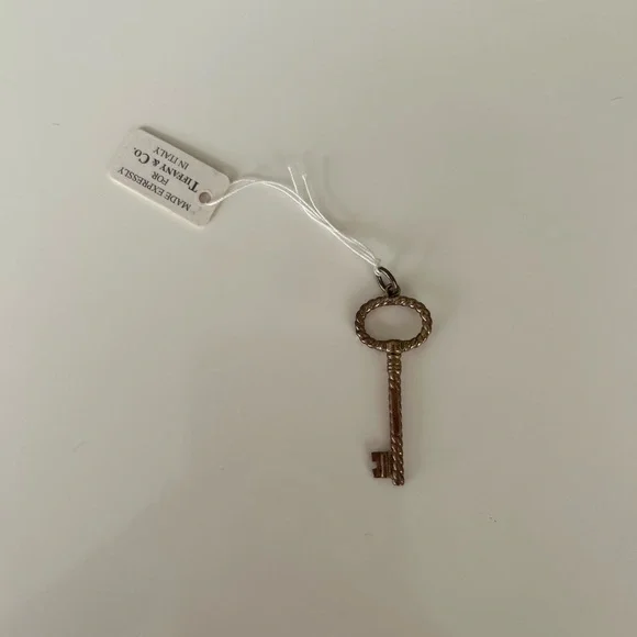 Tiffany & Co. Silver Key Pendant - Picture 3 of 4